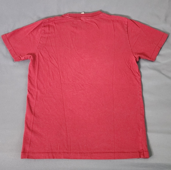 Hollister California Women's Medium Short Sleeved Red Crew Neck Tee Y2K TShirt - Picture 3 of 3